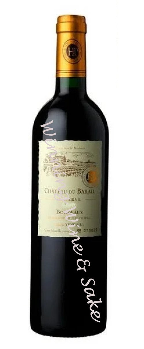 CHATEAU DU BARAIL ROUGE, BORDEAUX 法國波爾多紅酒 750ML